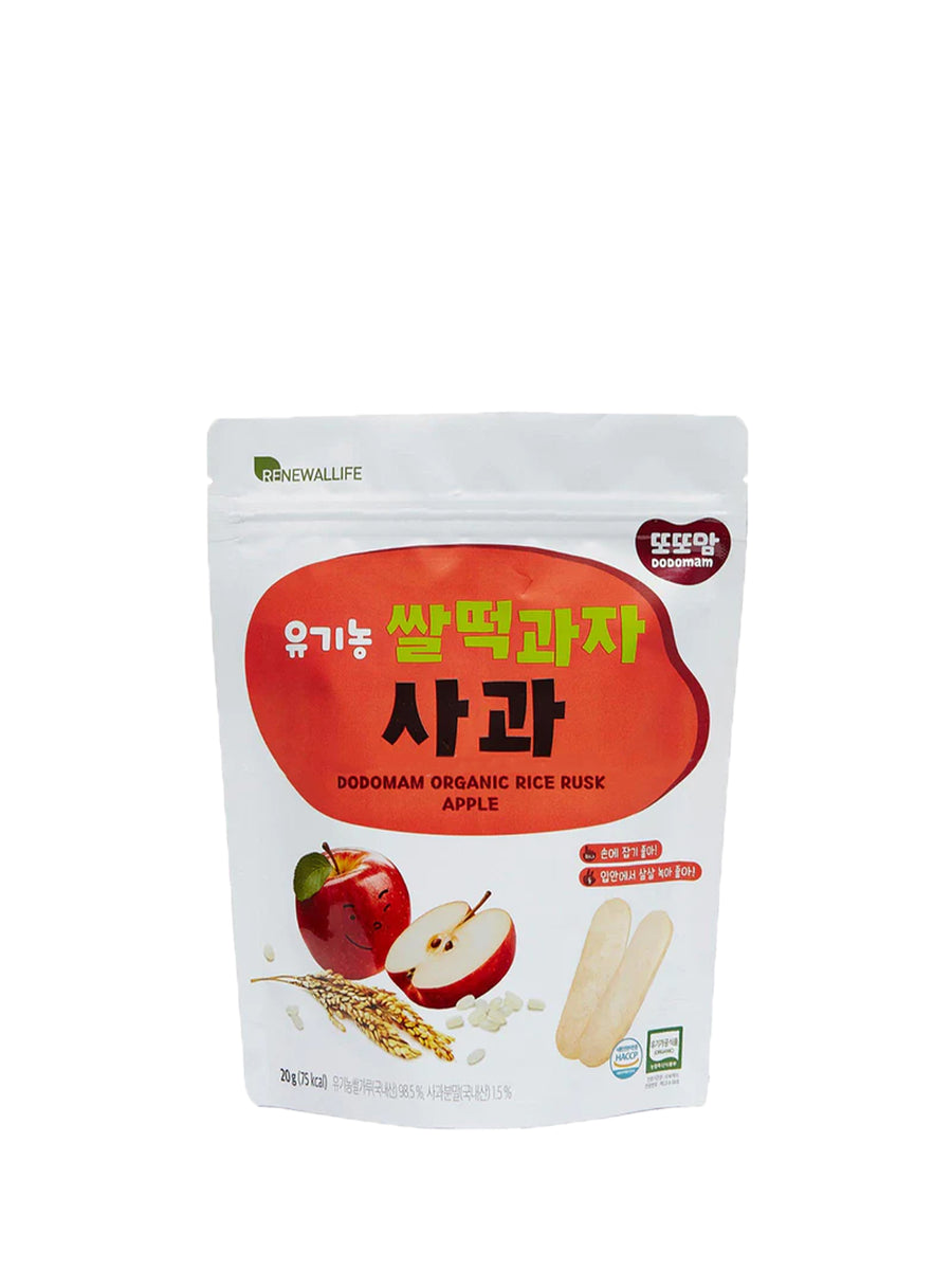 RENEWALLIFE ORG RICE RUSK APPLE 20G – Village Grocer - Central i-City