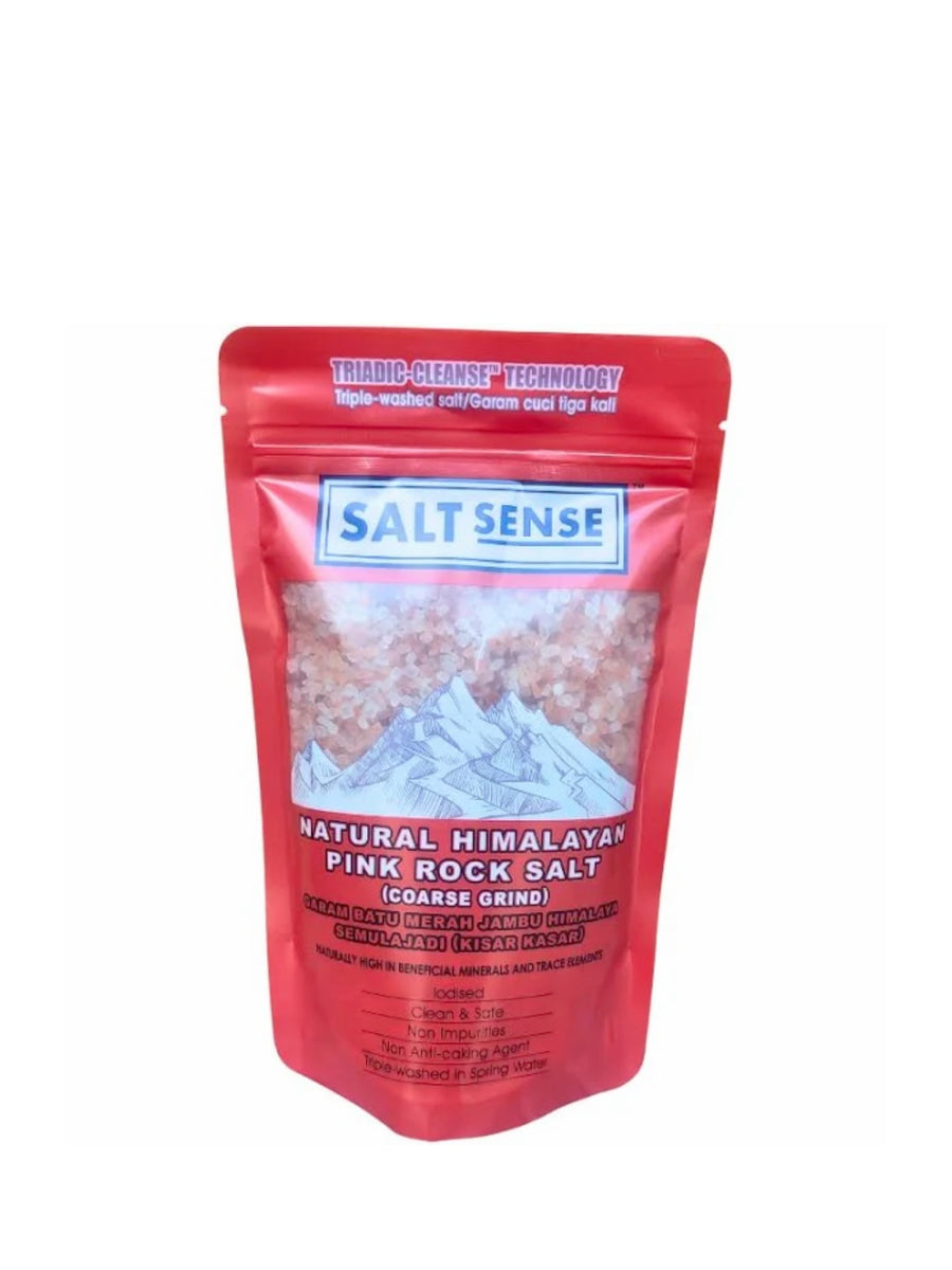 SALT SENSE HIMALAYAN PINK COARSE SALT 500G – Village Grocer - Central i ...
